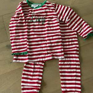 Cecil and Lou girls Christmas pajamas